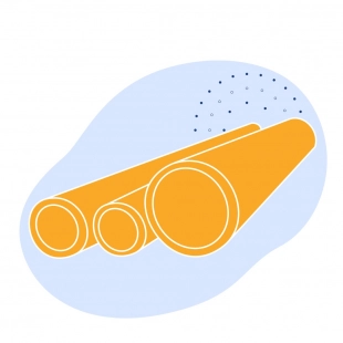 Труба нержавеющая электросварная 820х9 мм 12Х18Н10Т ГОСТ 10704-91
