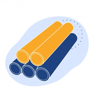 Труба нержавеющая хромированная 89х6.5 мм 08Х20Н14С2 ГОСТ 9941-81