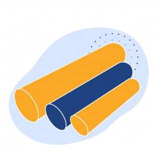 Труба оцинкованная электросварная прямошовная 377х13 мм Ст2пс ГОСТ 10704-91