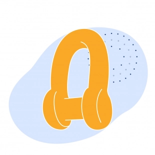 Скоба концевая с цилиндрическим штифтом ГОСТ 228-79 32 мм