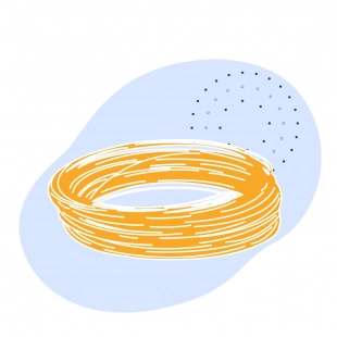 Канат одинарной свивки ТК 3 мм ГОСТ 3063-80
