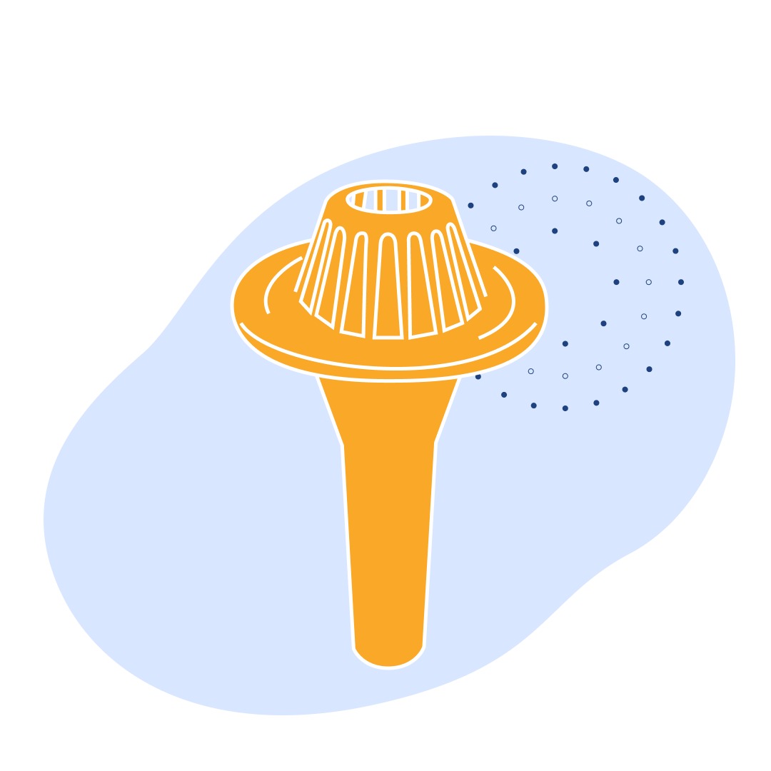 Чугунная водосточная воронка 360x92 мм СЧ20