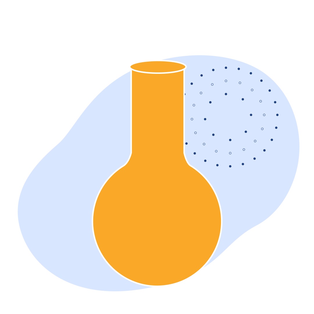 Колба круглодонная исполнение 1 ТУ 9464-019-29508133-2015 29/32 мм стекло 105х175 мм 500 мл