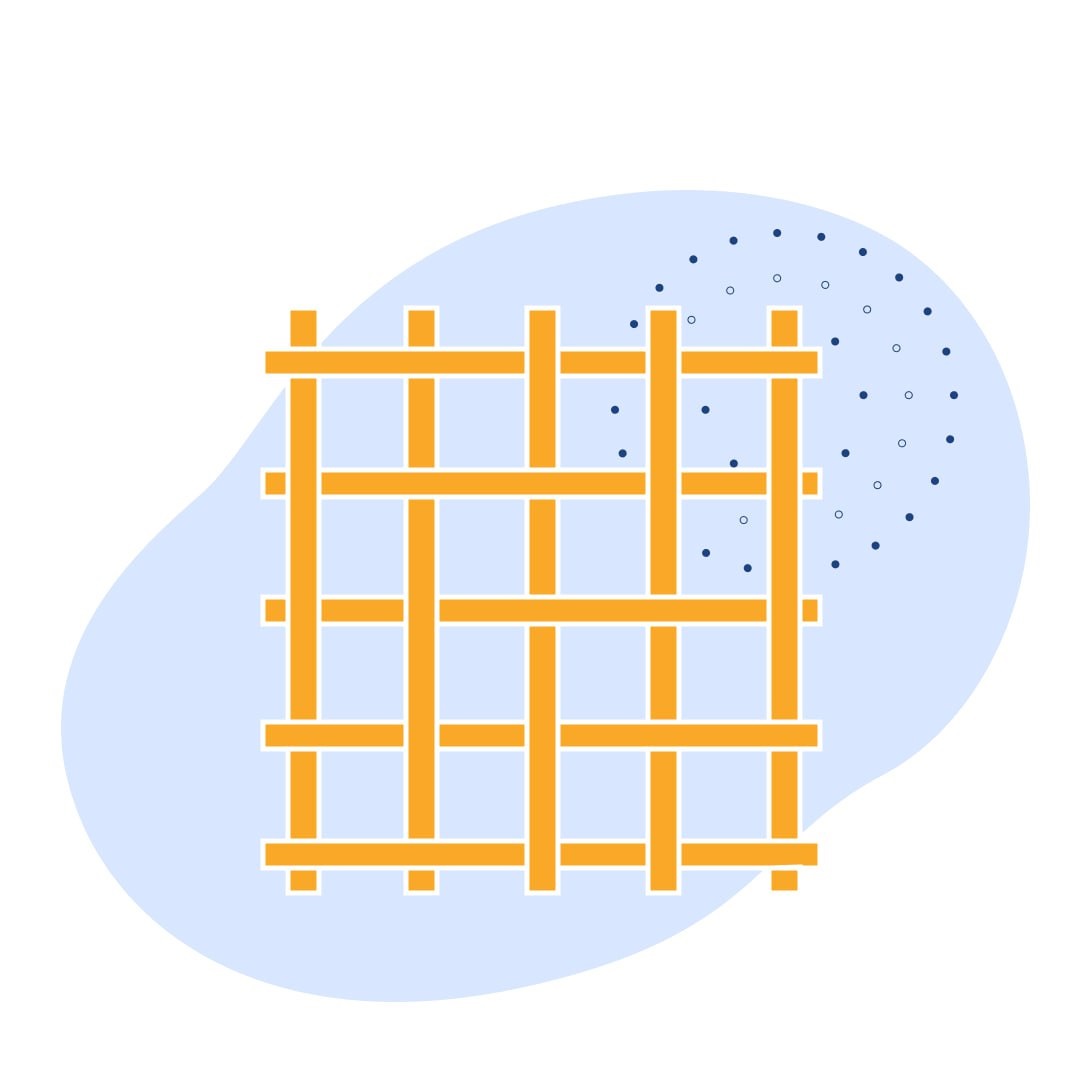 Стальная канилированная сетка 22x5x5 мм 55 ГОСТ 3306-88