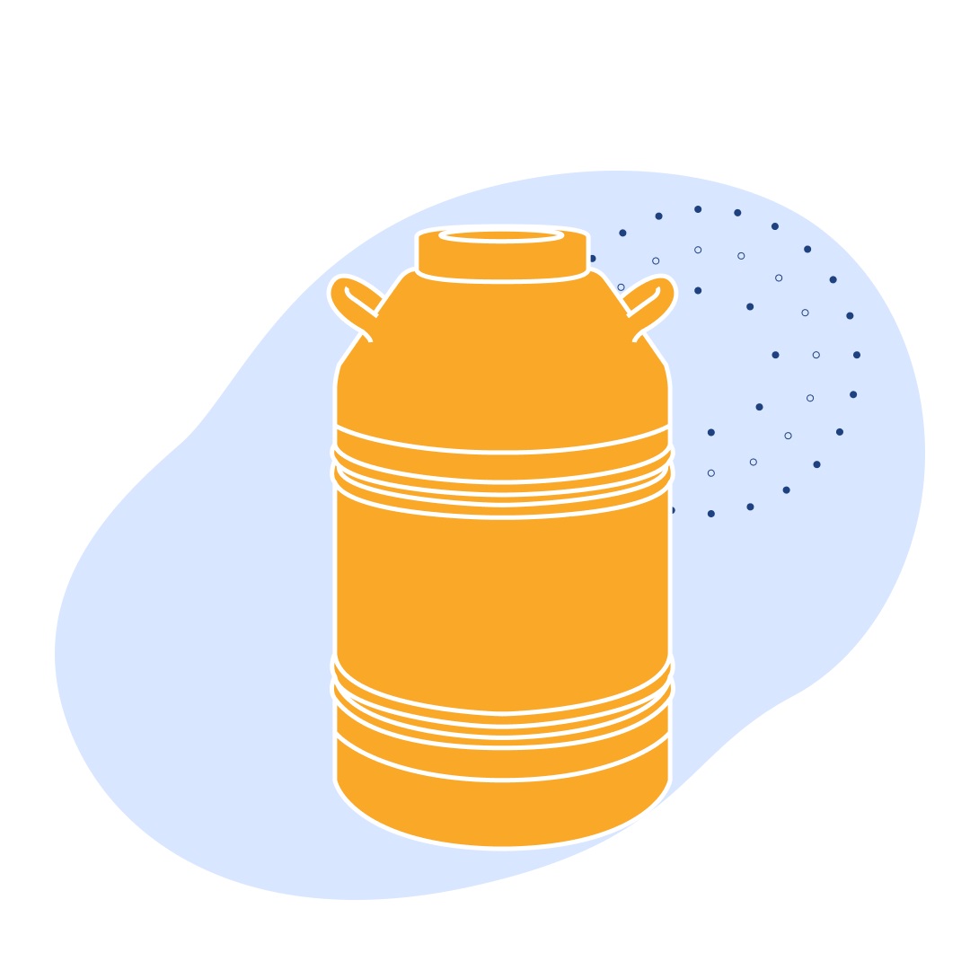 Сосуд Дьюара промышленный СДП-25К (кислород) 25 л