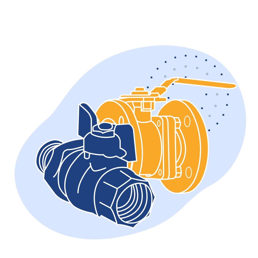 Титановый кран шаровой проходной под приварку ДУ 100 мм РУ 25 кгс/см2 ГОСТ 9702-87