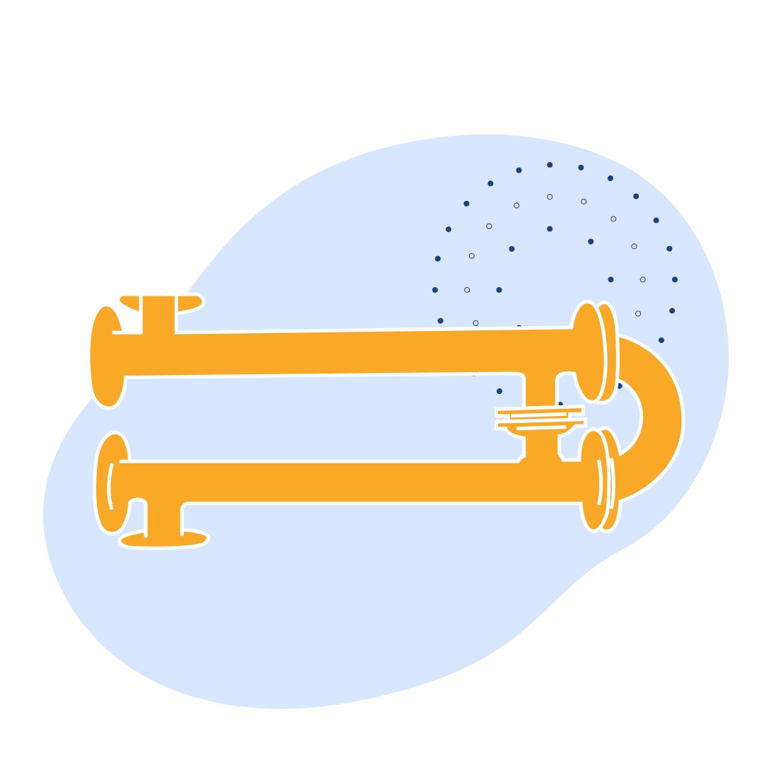 Водоводяной подогреватель 10 шт 1.88 м2 40.7 кВт 0.035 Гкал/час 11.1 т/час