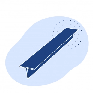 Алюминиевый тавр 15х15х2х2000 мм серебро матовое АД31 ГОСТ 29296-92