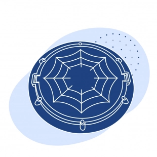 Люк смотрового колодца 770х90 мм 72 кг 1.5 т