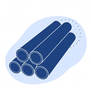 Труба нержавеющая хромированная 89х6.5 мм 08Х20Н14С2 ГОСТ 9941-81