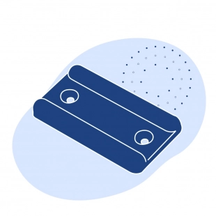 Подпятник 1x0.10 мм ПАК ГОСТ 8898-78