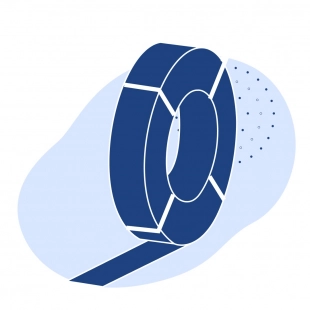 Штрипс с полимерным покрытием 0.8 мм ГОСТ 34180-2017