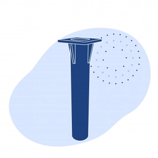 Закладная деталь фундамента ЗДФ-0.219-2.0 ОГКф-10.0(2)