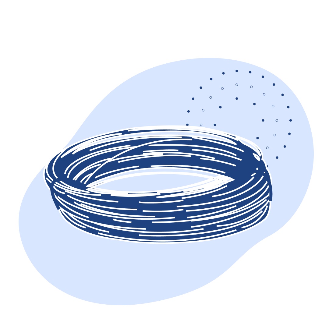 Кабель монтажный 2х0.5 мм2 МКЭШвнг(А)-LS безгалогенный
